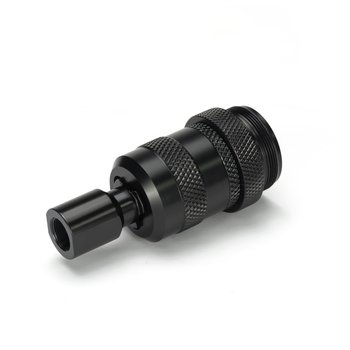 1.25"OD 6.9"L Solvent Trap Fuel Filter 1/2×28+5/8×24 K Cup 1x SS Cup,7x Alu Cups + Trilug 3 Lug +1/2×28 or 5/8×24 Adapter Combo