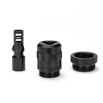 1.25"OD 6.9"L Solvent Trap Fuel Filter 1/2×28+5/8×24 K Cup 1x SS Cup,7x Alu Cups + Trilug 3 Lug +1/2×28 or 5/8×24 Adapter Combo