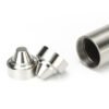 7.8" Titanium Solvent Trap Fuel Filter – 1.5" OD, 1.375x24, 1/2x28 + 5/8x24
