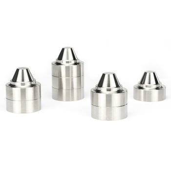 7.8" Titanium Solvent Trap Fuel Filter – 1.5" OD, 1.375x24, 1/2x28 + 5/8x24