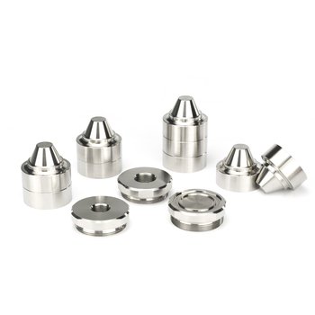 7.8" Titanium Solvent Trap Fuel Filter – 1.5" OD, 1.375x24, 1/2x28 + 5/8x24