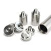 7.8" Titanium Solvent Trap Fuel Filter – 1.5" OD, 1.375x24, 1/2x28 + 5/8x24