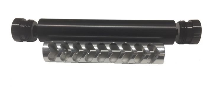 .22lr Solvent Trap 1/2x28 Muzzle Device