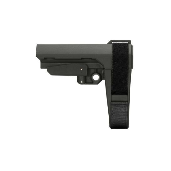 SB Tactical SBA3 5-Position Adjustable Pistol Stabilizing Brace Stealth Gray