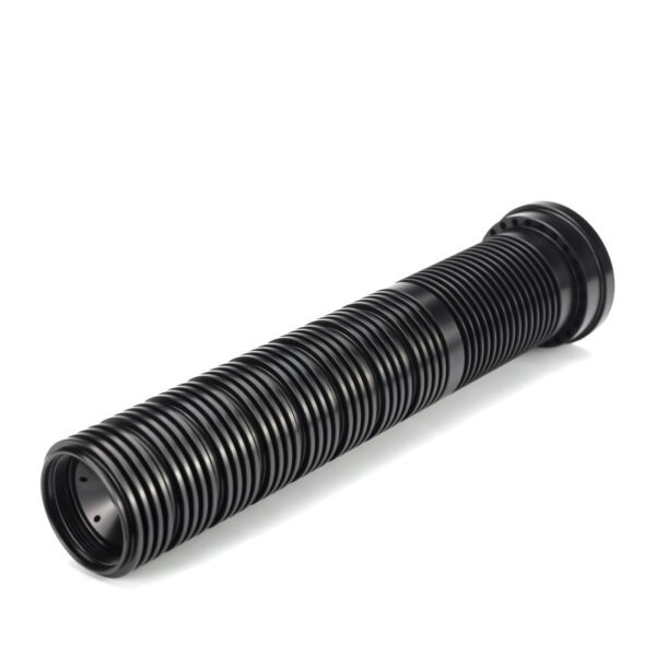 8.85"L 1.85"OD Carbon Fiber Modular Solvent Trap MST 8x Aluminum Cups 1/2×28,5/8×24 with 1/2×28,.578×28.9/16×24,13.5x1LH Booster