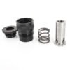 8.85"L 1.85"OD Carbon Fiber Modular Solvent Trap MST 8x Aluminum Cups 1/2×28,5/8×24 with 1/2×28,.578×28.9/16×24,13.5x1LH Booster