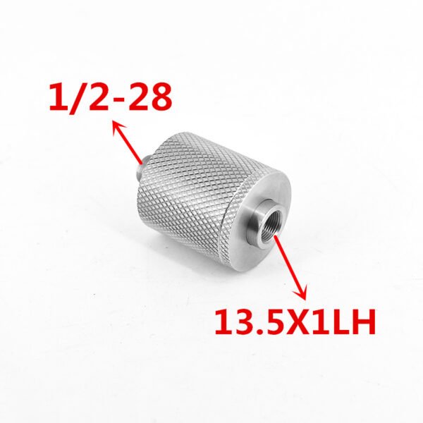 Stainless Steel External Recoil Booster Disconnector 1/2-28 Male to 13.5x1LH Female Nielsen for all Solvent Cleaning Filter Kit