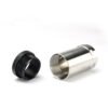 7"L 1.5"OD Dodecagonal Stainless Steel Modular Solvent Trap 5/8×24+1/2×28 1.375×24 MST+ 13.5x1LH,1/2×28,9/16×24,.578×28 Booster