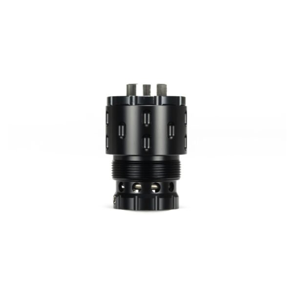 7"L 1.5"OD Dodecagonal Stainless Steel Modular Solvent Trap 5/8×24+1/2×28 1.375×24 MST+ 13.5x1LH,1/2×28,9/16×24,.578×28 Booster