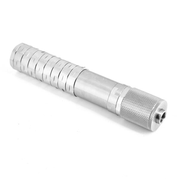 Stainless Steel External Recoil Booster Disconnector 1/2-28 Male to 13.5x1LH Female Nielsen for all Solvent Cleaning Filter Kit