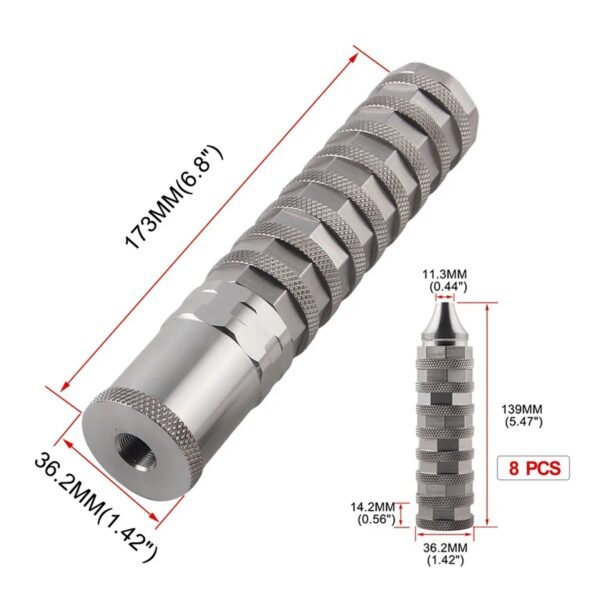 6.8″Lx1.42″OD Stainless Steel Modular Solvent Trap Fuel Filter Kit