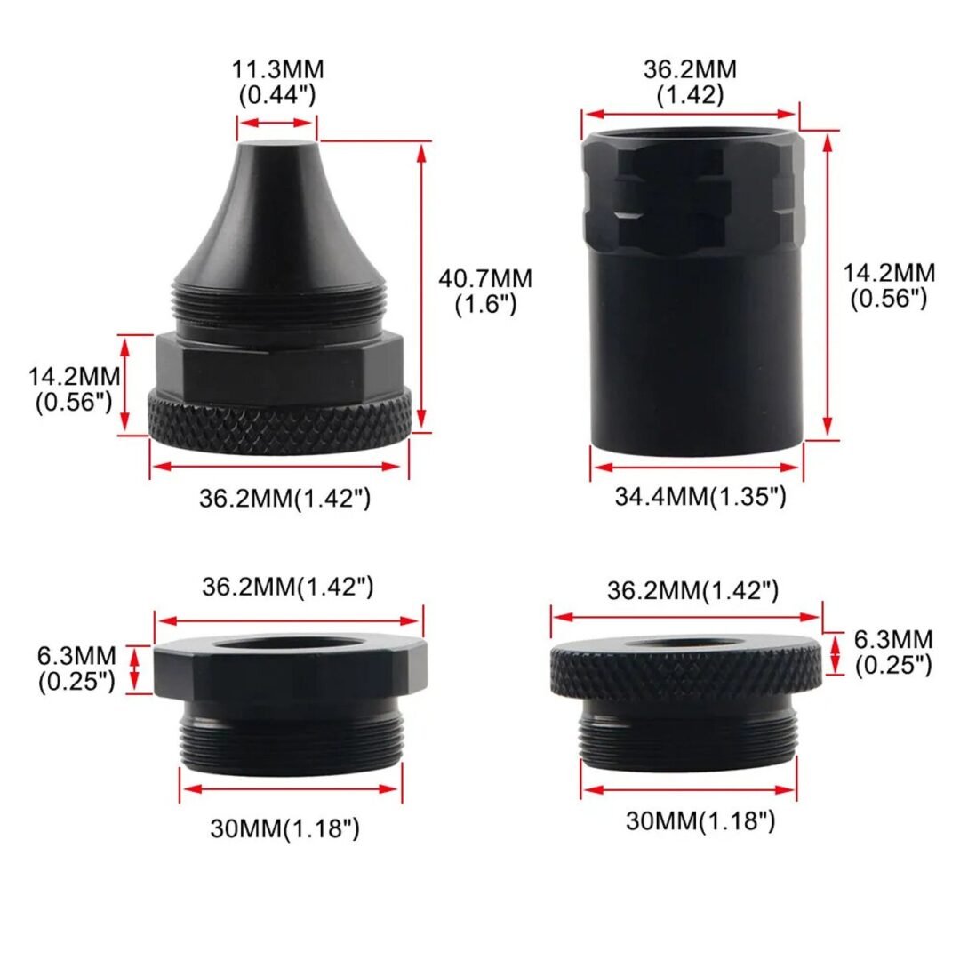 6.8″Lx1.42″OD Stainless Steel Modular Solvent Trap Fuel Filter Kit