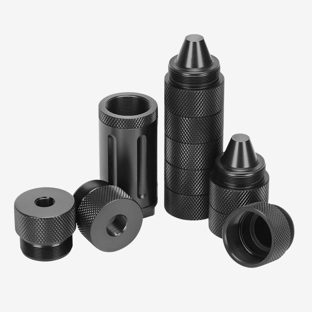 10″L Aluminum Modular Solvent Trap Kit 1.58″OD (1/2×28 and 5/8×24) - Image 4