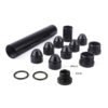 6″Lx1.05″OD Aluminum Solvent Trap Kit with Dry Storage Cups (1/2×28 or 5/8×24)