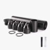 6″Lx1.05″OD Aluminum Solvent Trap Kit with Dry Storage Cups (1/2×28 or 5/8×24)