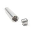 6″Lx1.05″OD Aluminum Solvent Trap Kit with Dry Storage Cups (1/2×28 or 5/8×24)