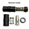 6.6inch Modular Solvent Trap Stainless Steel Booster Inside 7.2mm Hole .28Cal