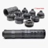 6.6inch Modular Solvent Trap Stainless Steel Booster Inside 7.2mm Hole .28Cal