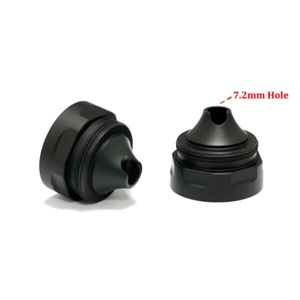 6.6inch Modular Solvent Trap Stainless Steel Booster Inside 7.2mm Hole .28Cal